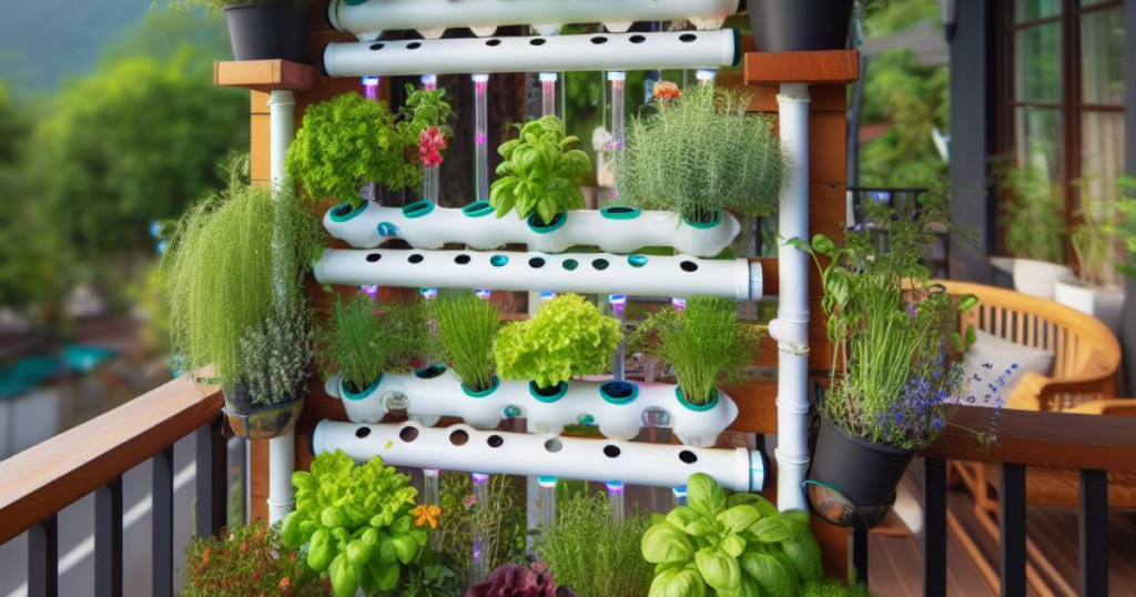 Outdoor Hydroponics - Urban House Garden